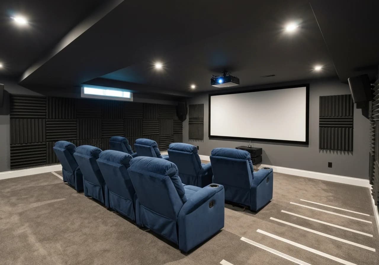Basement home theater Denver