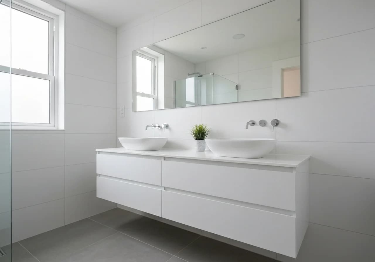 Vanity installation Denver bathroom