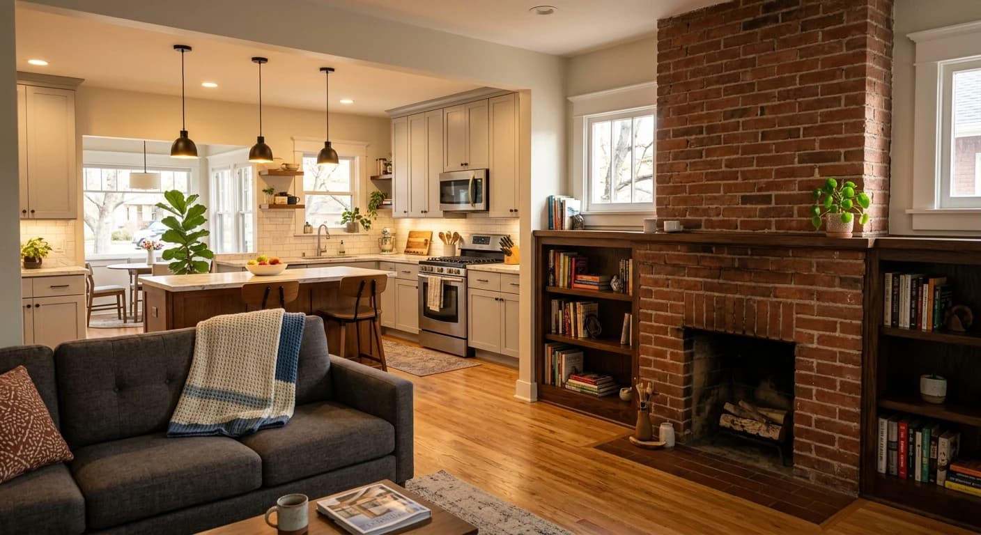 Whole home remodel Denver open floor plan