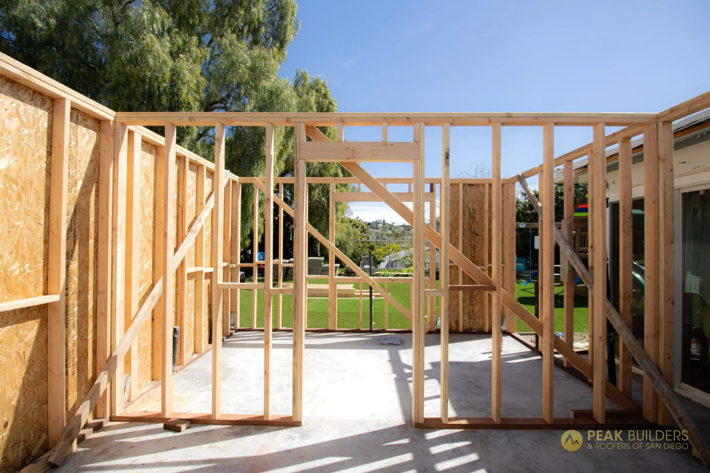 ADU construction exterior